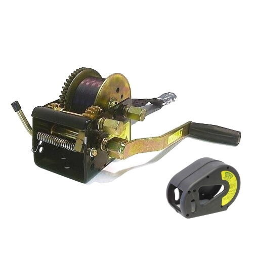 Jarrett Winch 3-Speed 800kg 7.5m Webbing and Snap Hook Cover