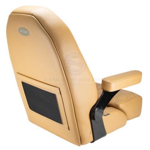 RELAXN Nautilus Series High Back Boat Seat - Camel Tan