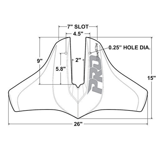 Classic Pro Hydrofoil, Black