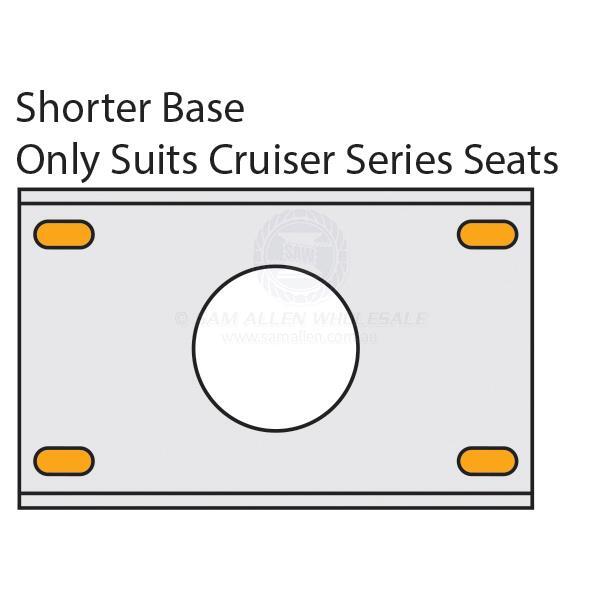 RELAXN Pedestal Seat Air Ride Swivel Slide 500-650mm Cruiser