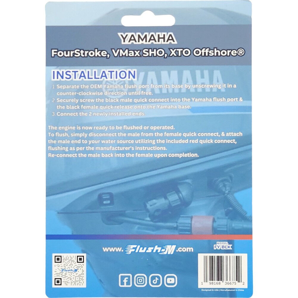 Yamaha & Honda Quick Flushing Plug Solution