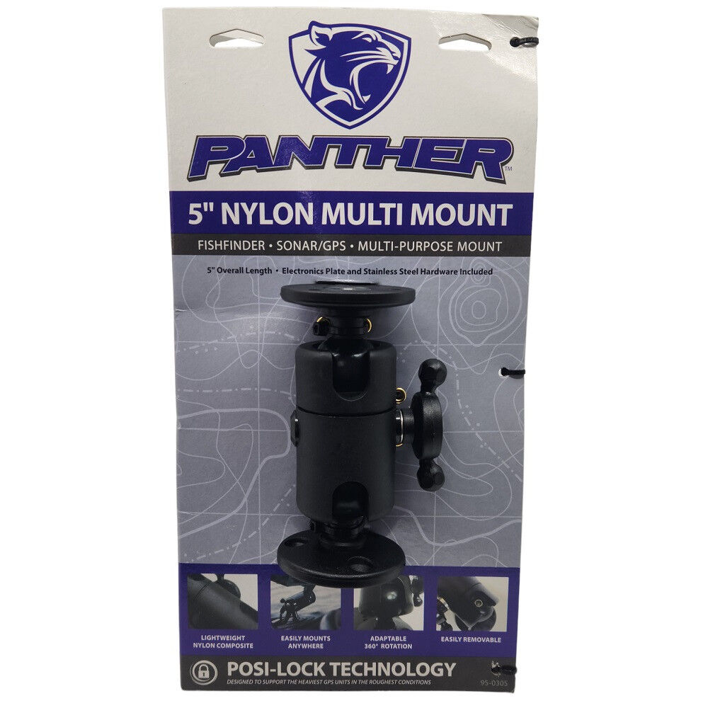 Panther 5" Nylon Multi Mount - Black