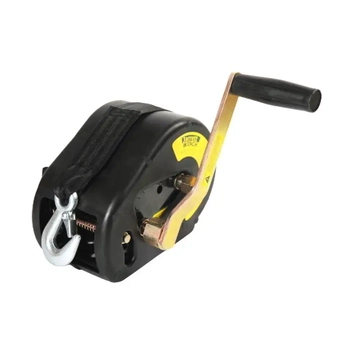 Jarrett Winch 6m Webbing Strap Snap Hook Cover 2-Speed 5:1 700kg Boat Trailer