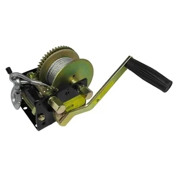 Jarrett Winch 7.5m 5mm Cable Snap Hook 3-Speed 800kg Boat Marine Trailer Car
