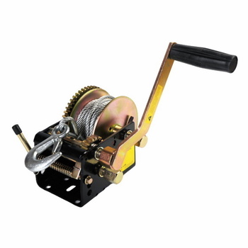 Jarrett Lever Winch 3-Speed 1000kg 7.5m Cable and Snap Hook Boat Marine Trailer