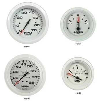 VeeThree Instruments Tacho Petrol Arctic White 0-7000Rpm