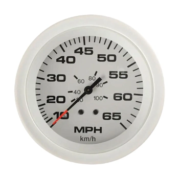 VeeThree Instruments Speedo Kit Arctic White 0-65 Mph