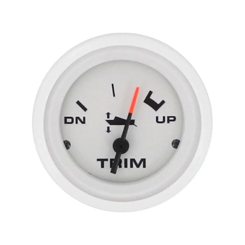 VeeThree Instruments Trim Gauge Arctic White Merc/Mar&Yam>01