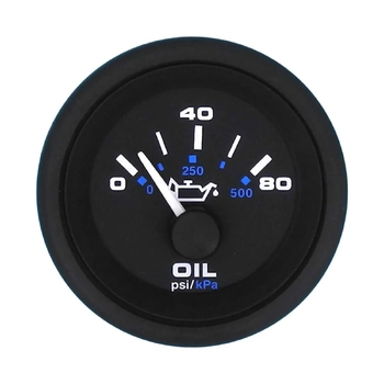 VeeThree Instruments Oil Press Gauge Premier Pro 0-80Psi