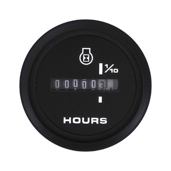 VeeThree Premier Pro Domed Hourmeter Gauge