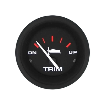 VeeThree Instruments Amega Domed Trim Gauge Black