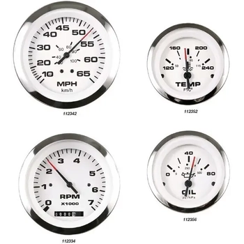 VeeThree Instruments Tacho 7000Rpm Inboard & O/B Lido Pro Wh