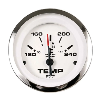 VeeThree Instruments Water Temp Gauge 120-240F Lido Pro Wh