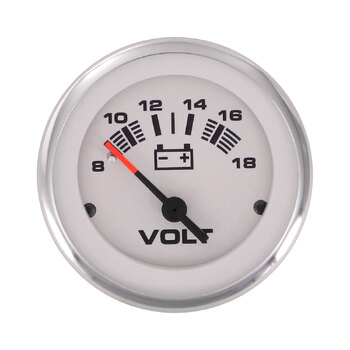 VeeThree Instruments Voltmeter 8-18V Lido Pro Wh