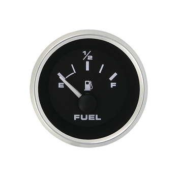 VeeThree Instruments Fuel Gauge P/Pro Blk Ss Trim