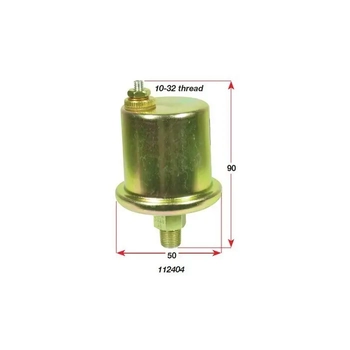 VeeThree Instruments Sender Oil Press Sgl 80Psi 1/8 Npt
