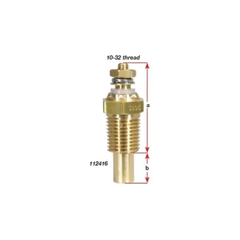 VeeThree Instruments Sender Water Temp Sgl 1/4 Npt