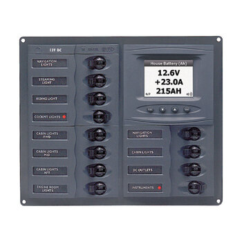BEP Switch Panel 12Cb 12-24V Digital
