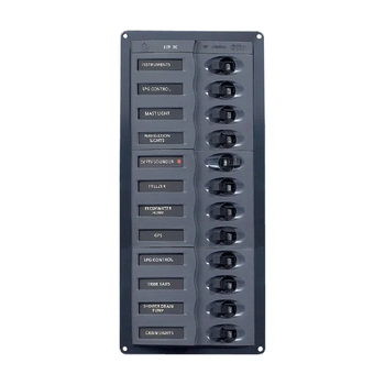 BEP Switch Panel 12Cb Vert No Meter