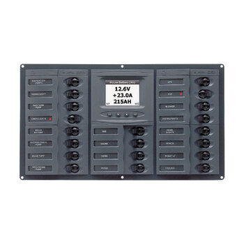 BEP Contour 20x Circuit Breaker Switch Panel 12-24V Digital