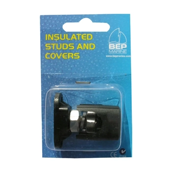 Stud Single Insltd 6Mm Blk Cover Dsp-Bep
