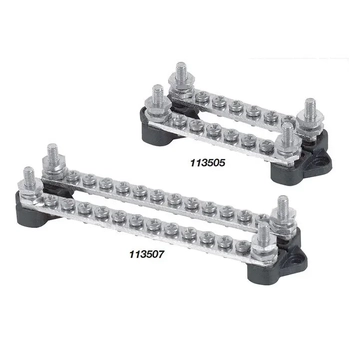BEP Buss Bar 2 X 6 Way Twin Post