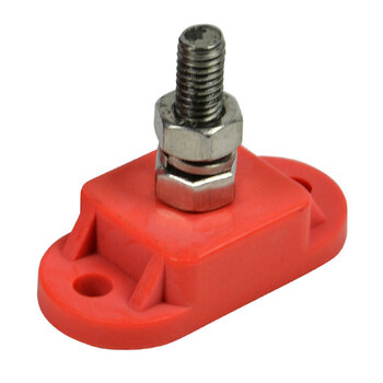 BEP Stud Single Insulated 6mm Red