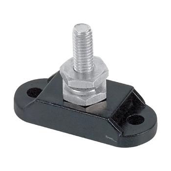BEP Stud Single Insulated 6mm Black