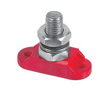 BEP Stud Single Insulated 10mm Red