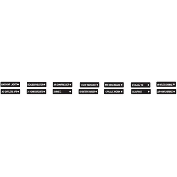 Label Set-8 Rect Bep C/B Panels