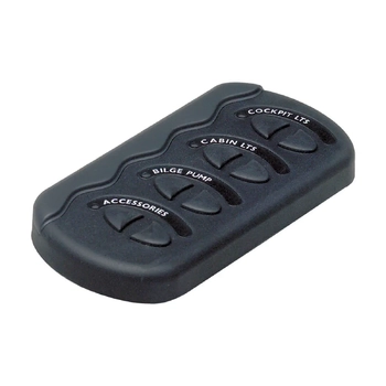 BEP Switch Pan Cont Gen2 Grey 4 Way No Fuse