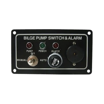 Bilge Pump Switch Panel with Alarm Electrical Boat Marine