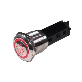 BEP Buzzer S/S With Warning Red Illumin 24V