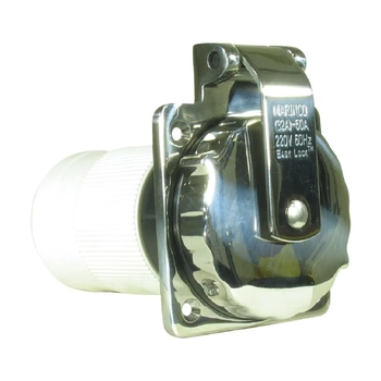 Marinco Socket Shore Power S/S 32A 220-250V