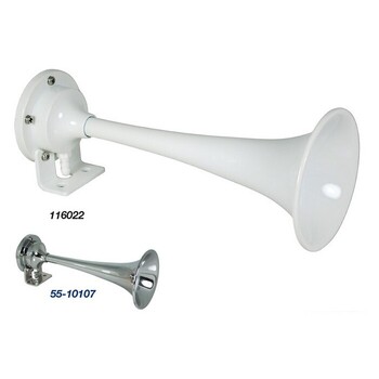 Marinco Horn Single Mini Trumpet Air White 12V