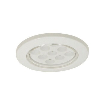 Light Cabin Recessed Wh Rnd 9 Bright Led