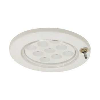 Light Cabin Recessed Wh Rnd Switch 9 Led