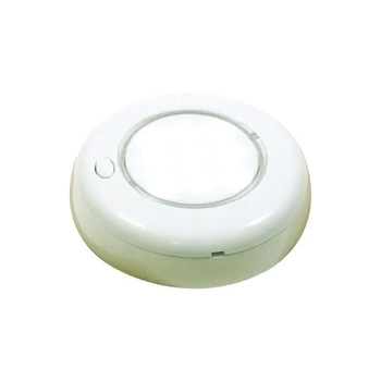 Light Cabin Surfce Wh Rnd Swtch 9 Sb Led