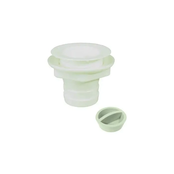 Drain Flush Plastic White 3/4