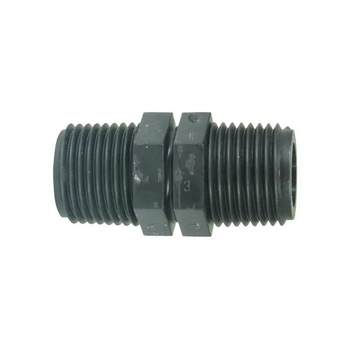 Nipple Hex Poly 1/2 Bspm