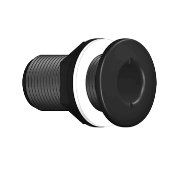 Skin Fitting Domed Blk 1" Bsp