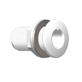 Skin Fitting Domed Wht 1 1/2" Bsp  
