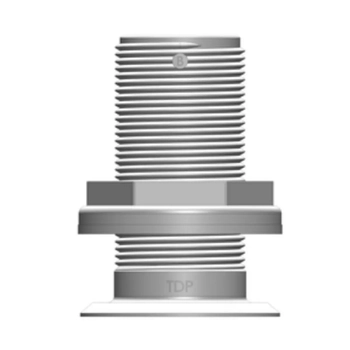 TruDesign Skin Fitting Recessed Wht 1 1/4" Bsp