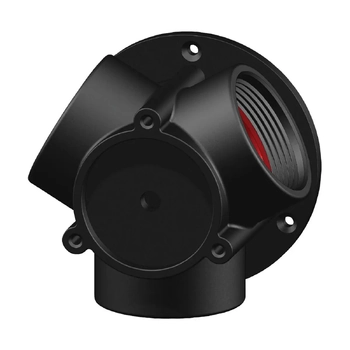 TruDesign 3 Way Pipe Connector Black