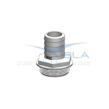 Aquavalve Tail Wht 19Mm 1 1/2" Bsp Pkg