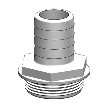 Aquavalve Tail Wht 32Mm 1 1/2" Bsp Pkg