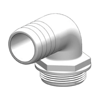 Aquavalve Tail Wht 90 38Mm 1 1/2" Bsp