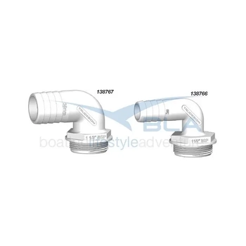 TruDesign Tank Fitting 90 25Mm 1 1/2" Bsp Pkg