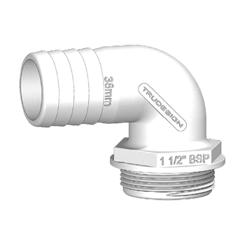 Tank Fitting 90 38Mm 1 1/2" Bsp Pkg