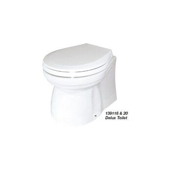 TMC Deluxe Toilet Bowl with Enclosed Motor 12V Boat Marine Trailer